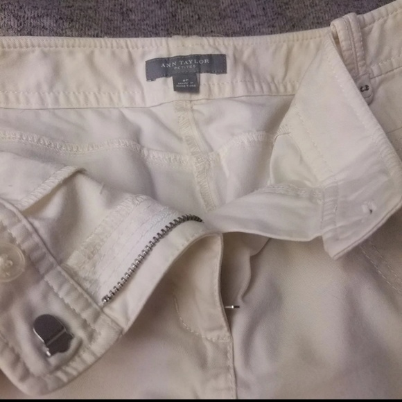 White Ann Taylor Sz 8p Pants - Picture 8 of 8